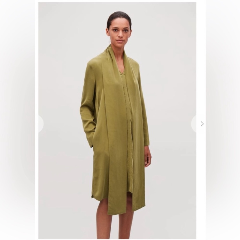 COS Cowl Neck Shirt Dress
